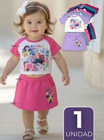 Conjunto Huntrix 100% Algodón Crop Top Falda Short para Niña HUNTR/X Demon Hunters Rumi Mira Zoey