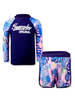 TRAJE DE BAÑO 2 PIEZAS MANGA LARGA NIÑA JUMP KIDS