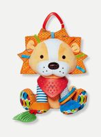 Juguete Peluche Animales Sensorial Con Mordedor Sonajero Diseño León para Niña y Niño