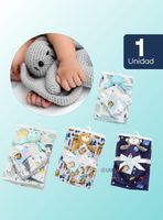 Set Manta Frazada Polar Para Bebé Niño + Peluche de Apego
