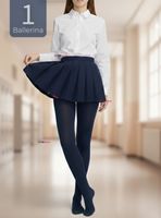 Ballerinas Escolares Niña Algodón Azul