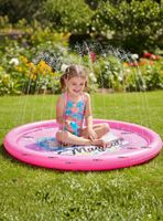 Alfombra Piscina Rociador de Agua Para Niña 170 cm Color Rosado