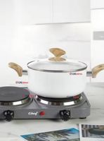 Cocina Eléctrica 2 Platos Cocinilla Portátil 2000W
