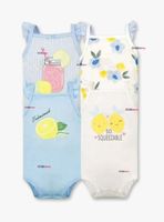 Pack 4 Bodys Niñas Sin Manga Tedmimak 100% Algodón Princess Summer