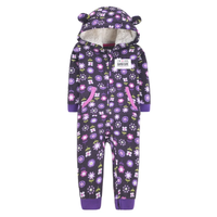 Enterito Largo Niña Polar Con Capucha Forrada En Corderito