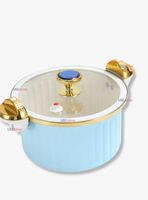 Olla de Micro Presión Esmalte Antiadherente Capacidad 12 Litros Color Azul