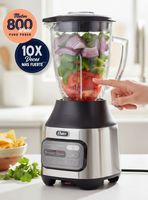 Licuadora Oster® con tecnología reversible, 2 programas automáticos 3 velocidades más pulso