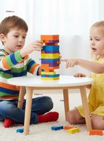 Jenga Juego De Mesa 48 Piezas Multicolor de Madera Original