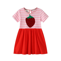 Vestido Manga Corta Niña Falda Frutilla Jump Kids
