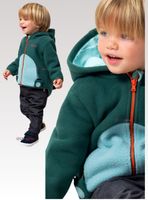 Chaqueta Polar Manga Larga Con Capucha Niño Y Niña