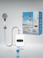 Mini Calentador De Agua Eléctrico Calefón Ducha Calienta En 3seg Blanco 3.500w de Potencia Calefónt