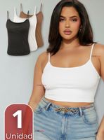 Polera Camiseta Pabilo Básica Elástica Lisa de Algodón Mujer en Colores Surtidos