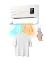 Calefactor Ventilador 2en1 Portátil Modular Pared Y Varilla De Secado