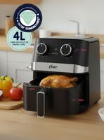 Oster® Freidora de Aire Manual, Recubrimiento Oster® DiamondForce, 4L Capacidad,CKSTAF401MDF
