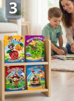 Pack 3 Libros Para Colorear y Pintar Educativo Con Stickers Diseños Surtidos