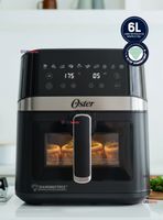 Oster® Freidora de Aire Digital,Recubrimiento DiamondForce, 6L de Capacidad,10 Programas Automáticos