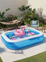 Piscina Inflable Rectangular 262x175x51 CM Color Azul