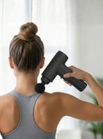 Masajeador Muscular Kinesgun Pistola Maquina Para Masajes Negro