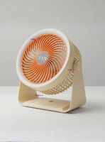 Mini Ventilador De Mesa Color Beige Silencioso Portátil y Recargable USB