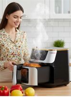 Freidora De Aire 13.5 Litros Grande Extra Larga 2200W de Potencia Cocina Hogar