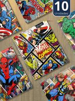 Pack 10 Cuadernos Universitarios Marvel Comics 100 Hojas Proarte Diseño Surtido