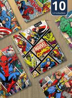 Pack 10 Cuadernos Universitarios Marvel Comics 100 Hojas Proarte Diseño Surtido