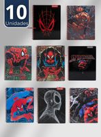Pack 10 Cuadernos Universitarios SpiderMan de 100 Hojas Proarte Diseño Surtido