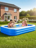Piscina Inflable Rectangular 260x170x60 CM Azul