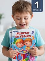 Libro De Aprendizaje Números En Español Educativo Diseño Surtido