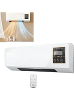 Calefactor y Ventilador 2 en 1 Portátil Modular Pared Mesa