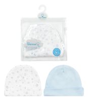 Set de 2 Gorros  para Recién Nacido Tedmimak