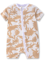 Enterito Corto 100% Algodón Bebé Niño 6 a 24 Meses Dinosaur Print