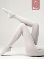 Pantys Semitransparentes Elasticadas Oficina Color Blanca