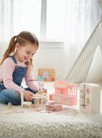 Set de Cocina y Comedor con Muñeca Conejita Juguete para Niña