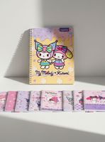 Pack 5 Cuadernos Universitario My Melody & Kuromi Proarte de 7mm 100 Hojas Diseños Surtidos