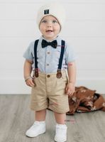 Conjunto de Vestir con Tirantes Camisa y Short Algodón Bebes