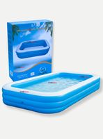 Piscina Inflable Rectangular 305x183x60cm Familiar Color Azul