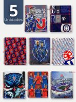 Pack 5 Cuadernos Originales Universitario U De Chile de 7mm 100 Hojas Universidad De Chile