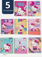 Pack 5 Cuadernos Universitarios Hello kitty 100 Hojas Proarte Diseños Surtidos