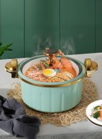 Olla de Micro Presión Antiadherente Capacidad 12 Litros Color Azul Claro