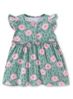 Vestido Sin Mangas Estampado Bebé Niña 9 a 36 Meses Pink Flower
