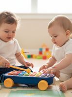 Xilófono Cohete Piano Carrito de Arrastre Juguete Educativo Bebé Niño Niña