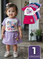 Conjunto Huntrix 100% Algodón Crop Top y Falda Short para Niña HUNTR/X Demon Hunters Rumi Mira Zoey