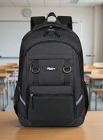 Mochila Ejecutiva Oficina Notebook Impermeable Resistente 44cm Negro 20L