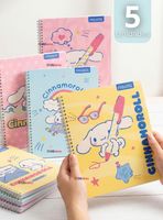 Pack 5 Cuadernos Universitarios Cinnamoroll de 100 Hojas Proarte 7mm Diseños Surtidos