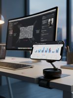 Soporte De Auto para Celular Magnético Iphone Android Negro