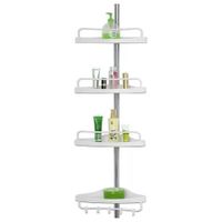Organizador Esquinero Ducha Baño Multiuso 4 Pisos Ajustable