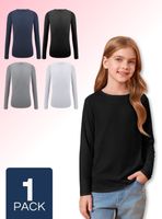 Camiseta Polera Polar Primera Capa Colores Surtidos Niña