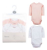 Set de 2 Bodys de Algodón Manga Larga Tedmimak