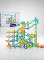 Pista Armable Bloques Magnético de 160 Piezas para Niño o Niña